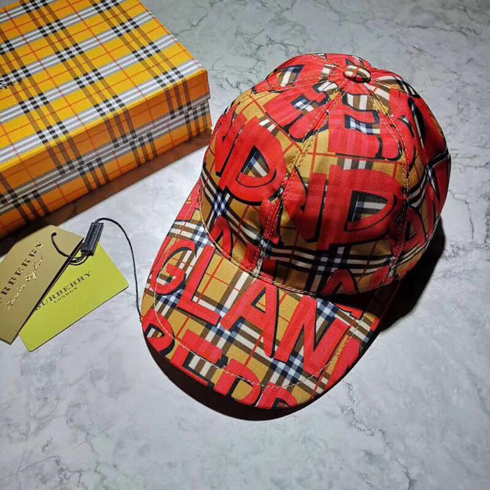 Burberry graffiti cap best sale