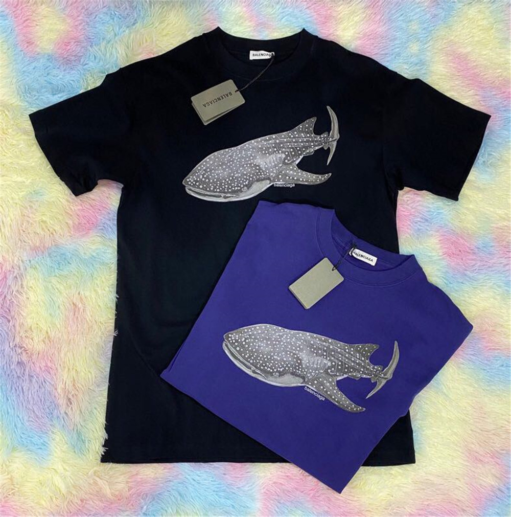 balenciaga whale t shirt